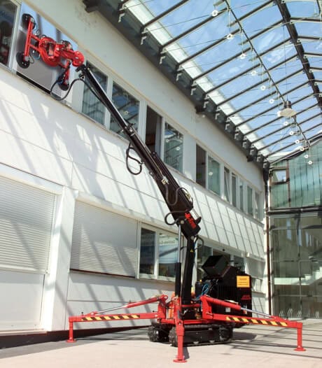 Glasmontage mit Glasboy Glasmontage mit Glasboy