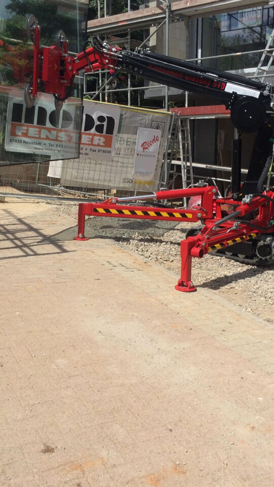 Glasmontage mit Glasboy Glasmontage mit Glasboy