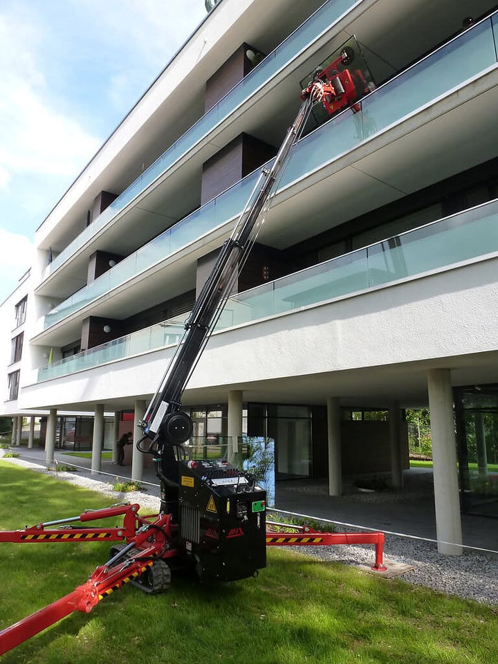 Glasmontage mit Glasboy Glasmontage mit Glasboy